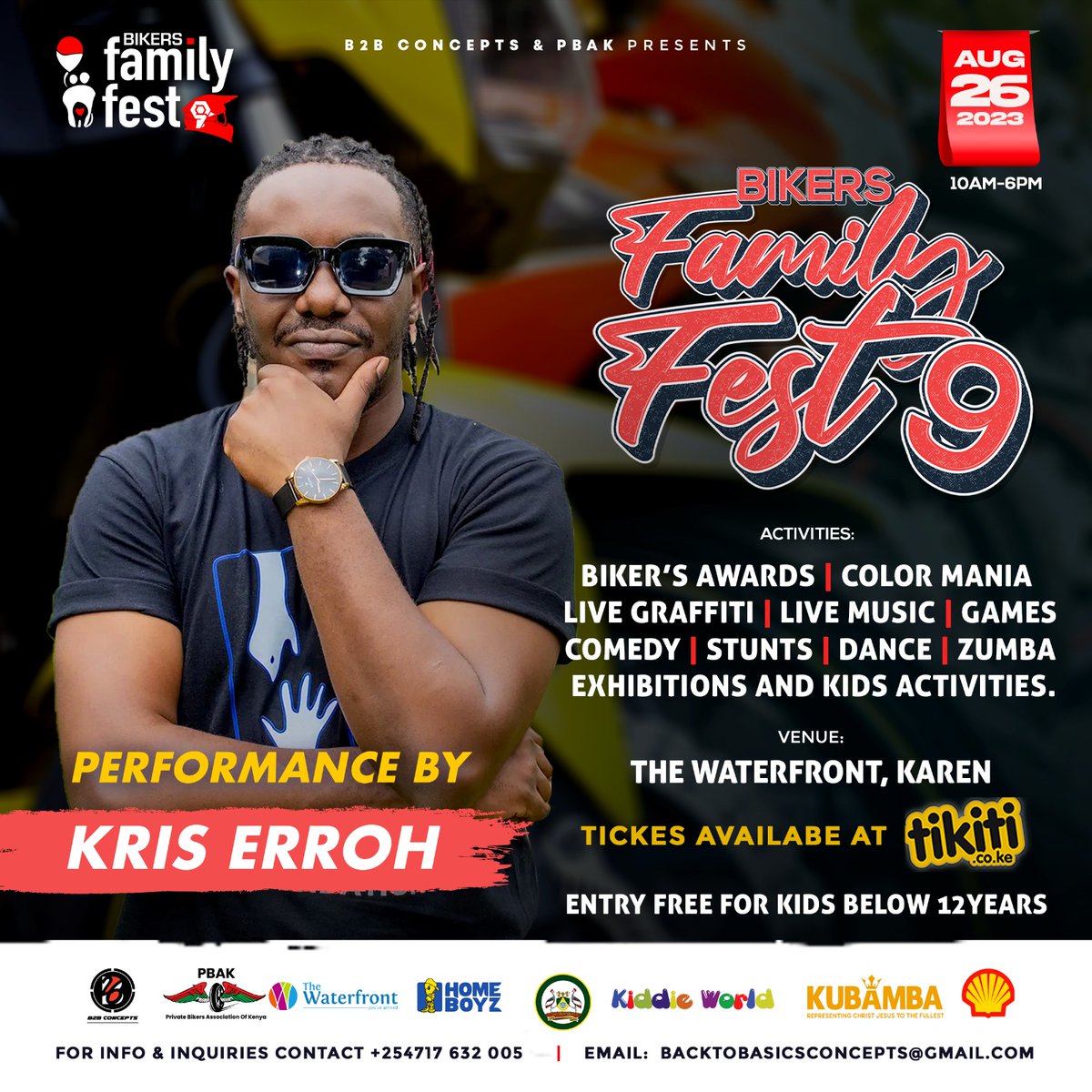 Headlining #FamilyFest this year. Get your tickets... And put on your dancing shoes. @Familyfest3 @bigmanupbeat #ErrohNation