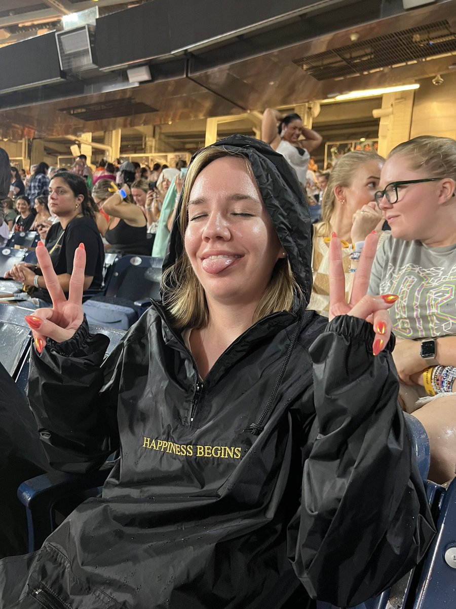 Just posting on here to say I love the <a href="/jonasbrothers/">Jonas Brothers</a> so so so much and I’m so happy I was able to see them on their opening night of tour, what a magical night 🥹#THETOUR. My HB raincoat came in clutch 🫶🏼