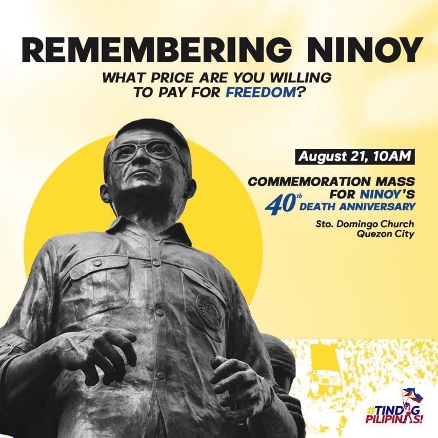You may not think that the Filipino is worth dying for, but this hero certainly did. #NinoyAquino wasn’t naive, he truly believed in our inherent good. I believe that goodness is still in all of us. Let’s exhume it from under all the hate.