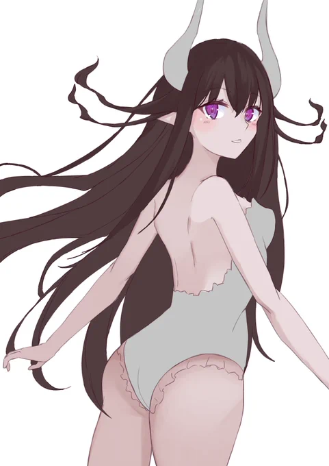 髪の塗り方がわからない、だからい一気に描かないと効率落ちるんよ、いやメモ残せよとかカラーラフ雑に残してけよって話なんすけどね