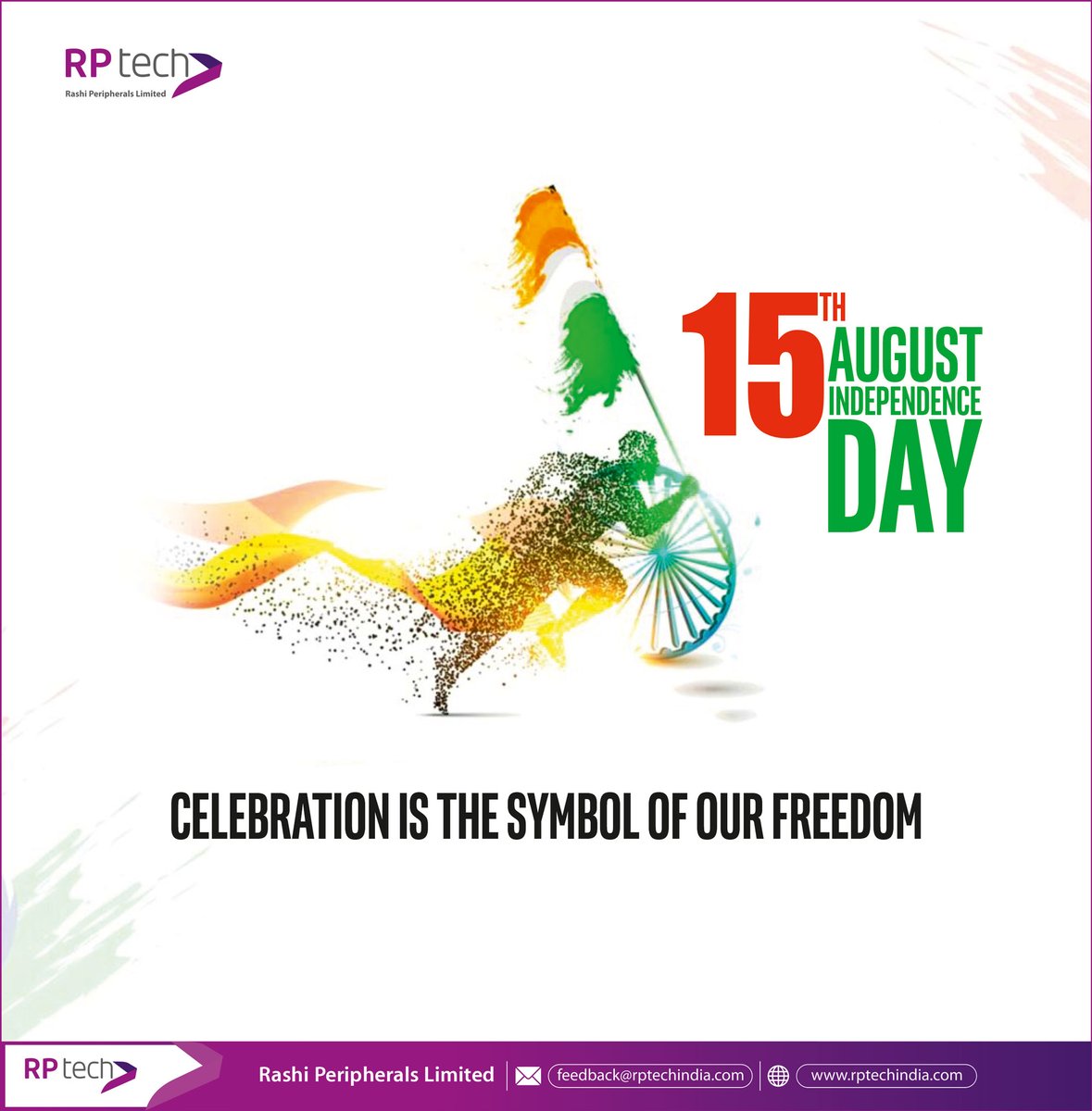 rptechindia's tweet photo. @rptechindia 𝐖𝐢𝐬𝐡𝐢𝐧𝐠 𝐲𝐨𝐮 𝐚𝐥𝐥 𝐇𝐚𝐩𝐩𝐲 𝐈𝐧𝐝𝐞𝐩𝐞𝐧𝐝𝐞𝐧𝐜𝐞 𝐃𝐚𝐲!
#IndependenceDayIndia #IndependenceDayIndia2023 #rptechindia https://t.co/lufS2vkzaP