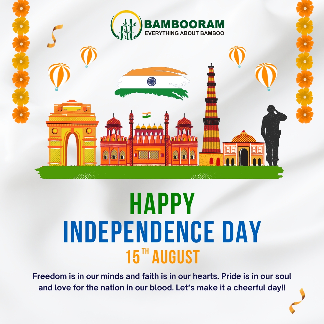BambooramAgro's tweet photo. 𝐇𝐚𝐩𝐩𝐲 𝐈𝐧𝐝𝐞𝐩𝐞𝐧𝐝𝐞𝐧𝐜𝐞 𝐃𝐚𝐲  🇮🇳
Rich in cultural history, united in diversity, a salute to my country India. 
𝑾𝒊𝒔𝒉𝒊𝒏𝒈 𝒚𝒐𝒖 𝒂 𝒗𝒆𝒓𝒚 𝑯𝒂𝒑𝒑𝒚 𝑰𝒏𝒅𝒆𝒑𝒆𝒏𝒅𝒆𝒏𝒄𝒆 𝑫𝒂𝒚! जय हिन्द! ✊ 
#independenceday #happyindependenceday #independenceday2023 https://t.co/edYSPj8Dhx