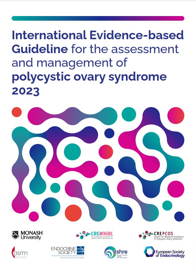 This international evidence-based guideline for the assessment &amp; management of #PCOS is designed to provide clear information to assist shared decision-making and support optimal patient care and better health outcomes for those affected by this condition:
monash.edu/medicine/mchri…