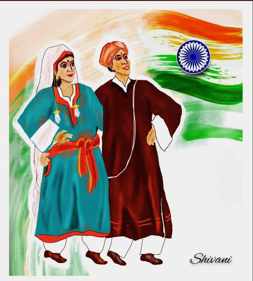 Wishing all Indians across the world ‘A very Happy Independence Day’🇮🇳 Salute to the determination and sacrifices of those who safeguard nation with unflinching strength 🙏
#BharatMataKiJai  #JaiHindKiSena #VandeMataram 🙏
 
Art credits @artist_shivani