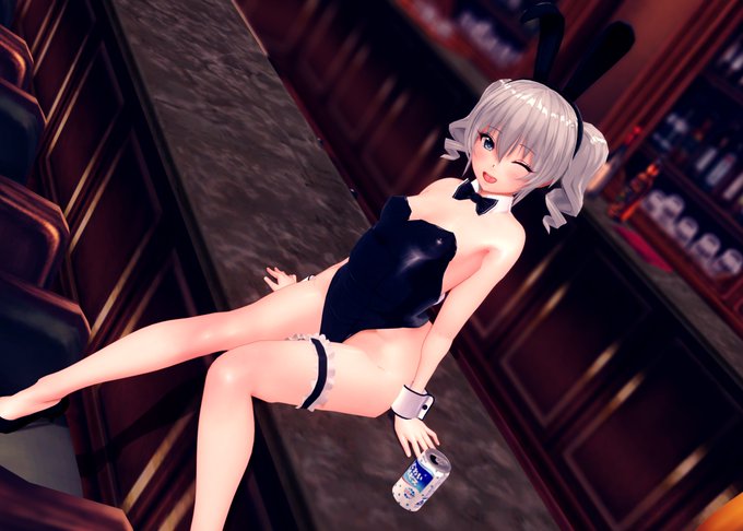 ムチムチ以外の子も作ってる例えばこの子の脚が細くお尻が大きいメスガキバニーとかねムチムチ以外も作れる証なんですよ 