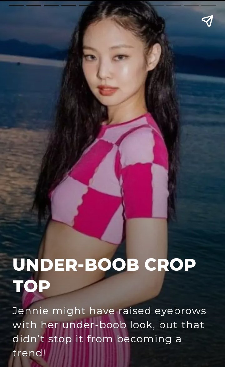 🎀 ᴼᴬ 🩰 on X: 3. Under Boob Crop Top Jennie might have raised