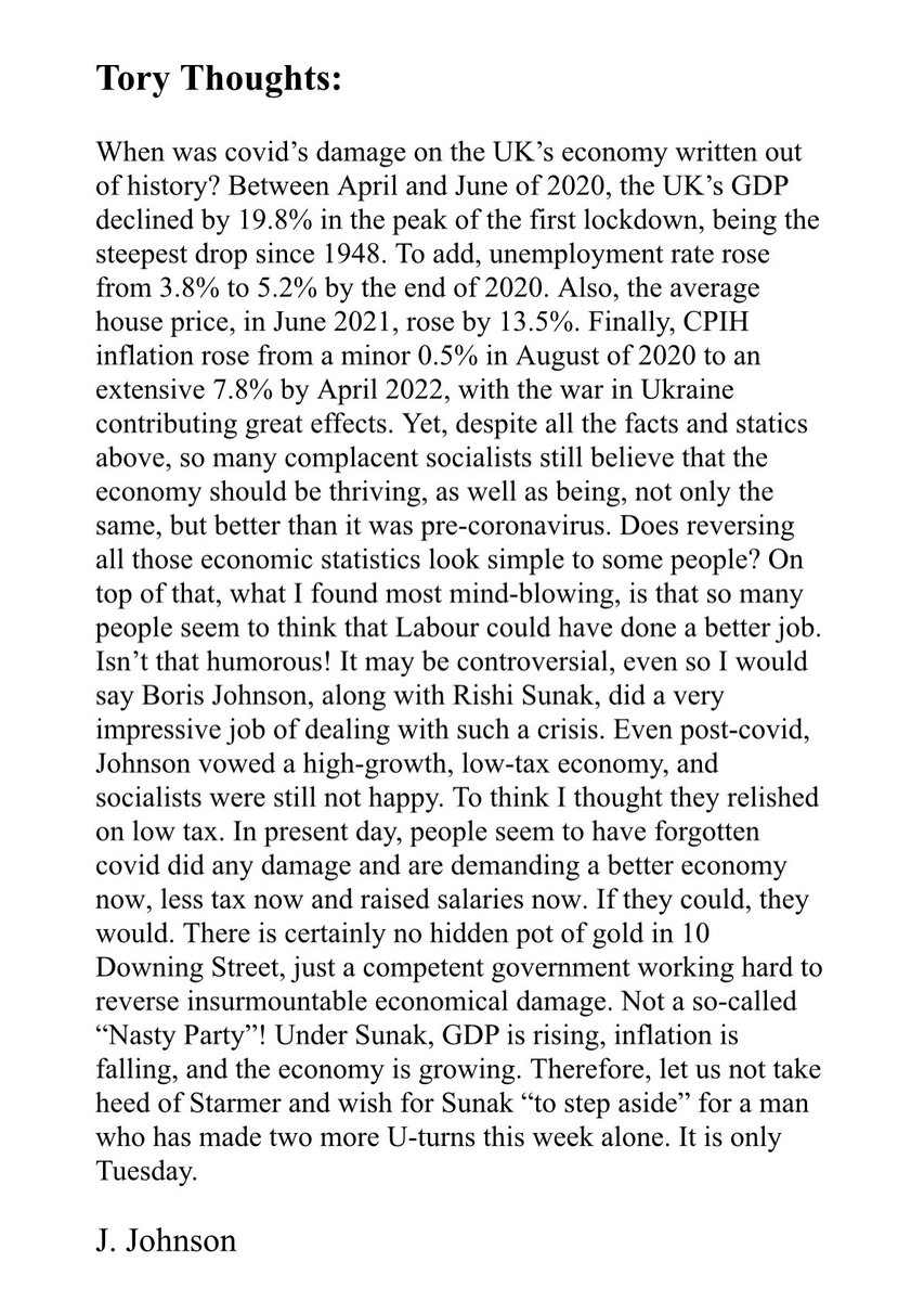 AToryJournal's tweet photo. Do you agree with todays #ToryThoughts? Has #COVID19 been forgotten about?

#tuesdayvibe #tuesdaythoughts #NastyParty #Coronavirus #Covid #capatalism #Conservative #ConservativeParty #ThursdayThoughts #Labour #Politics #PoliticsLive #RishiSunak #Socialism #BorisJohnson #Tory https://t.co/Ihe9kegJze