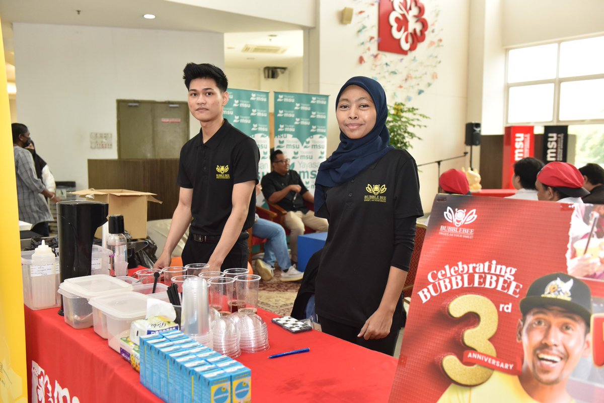 MSUmalaysia's tweet photo. It's another day at #MSUeducarnival23 , with many interesting activities and booths lined up for visitors to participate in and have fun. Free food, games, and sharing sessions of student learning experiences are among the exhibits today. https://t.co/yUE1bPfM0L