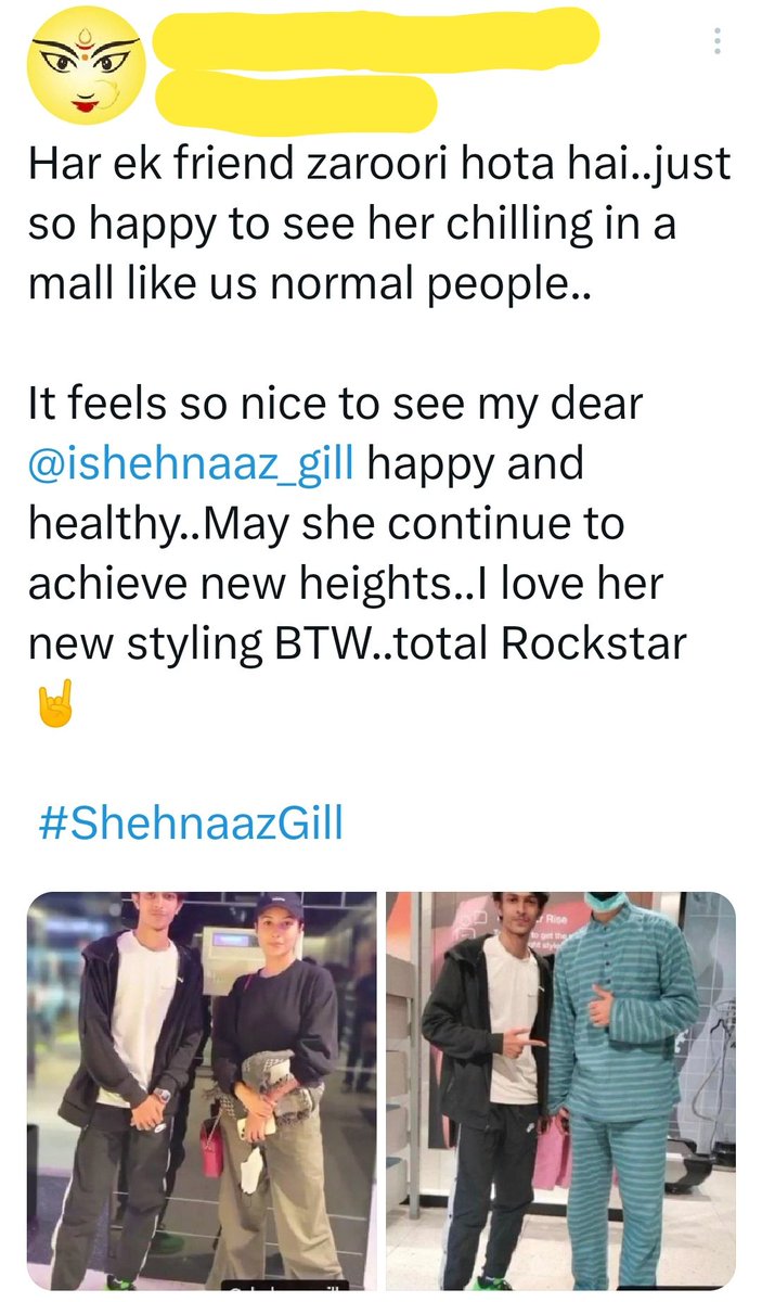 XnitXpose's tweet photo. DENIAL is the 1st stage of Grief.
1 yr se inka dukh khatam hi ni ho raha, ki bebu ko aukaat anusaar cockroax zeezu mil gaye🤣
#Raghnaaz Ghapaghap honeymoons ko friendship bol rahe hai😂
Aisi "Complete benefits" waali Fraandship, har chapri launde ko mile.🤲
#Ragnaaz #ShehnaazGill https://t.co/YCJkgIx6VX