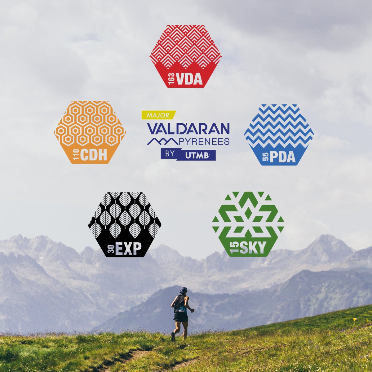 aranbyutmb's tweet image. Val d'Aran by UTMB®️, una carrera y 🖐️ distancias que se adaptan a todos los perfiles de corredores 💪

🟥 VDA 163km 10.000m+
🟧 CDH 110km 6.400m+
🟦 PDA 55km 3.300m+
⬛ EXP 32km 2.100m+
🟩 SKY 15km 800m+

👀 ¿Cuál es tu distancia? 👉 ¡El 19 de septiembre abrimos inscripciones!