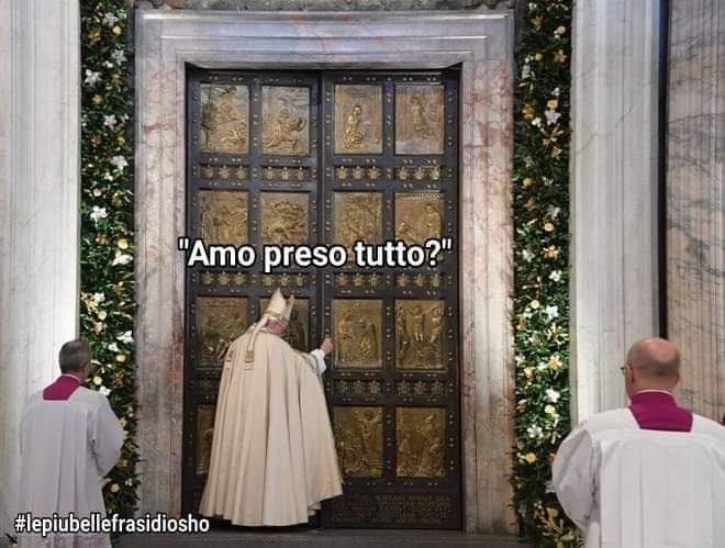 Quando chiudi la porta santa e vai via per #Ferragosto