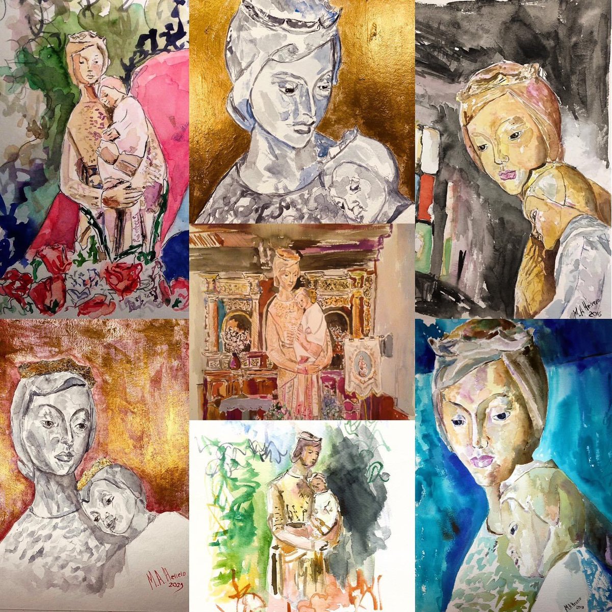 Hoy día de romería en Guadarrama! 
Viva la Virgen de la Jarosa! 
#FiestasJarosa2023 #maherrero
#Guadarrama