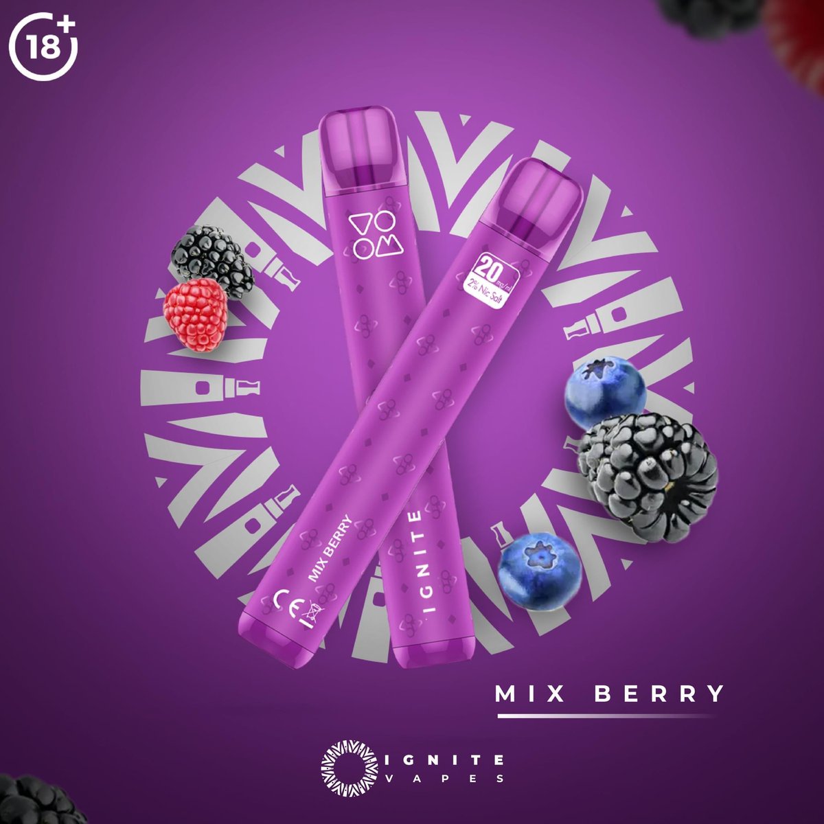 ignite_vapes's tweet photo. A medley of vibrant berries awaits in every inhale of our mix berry vape.
Not for sale to anyone below the age of 18.
#ignite #VapeTribe #vape #vapesoul #savour #vapeflavors #VapeAddict #ignitevapes https://t.co/itmm2FlLCF