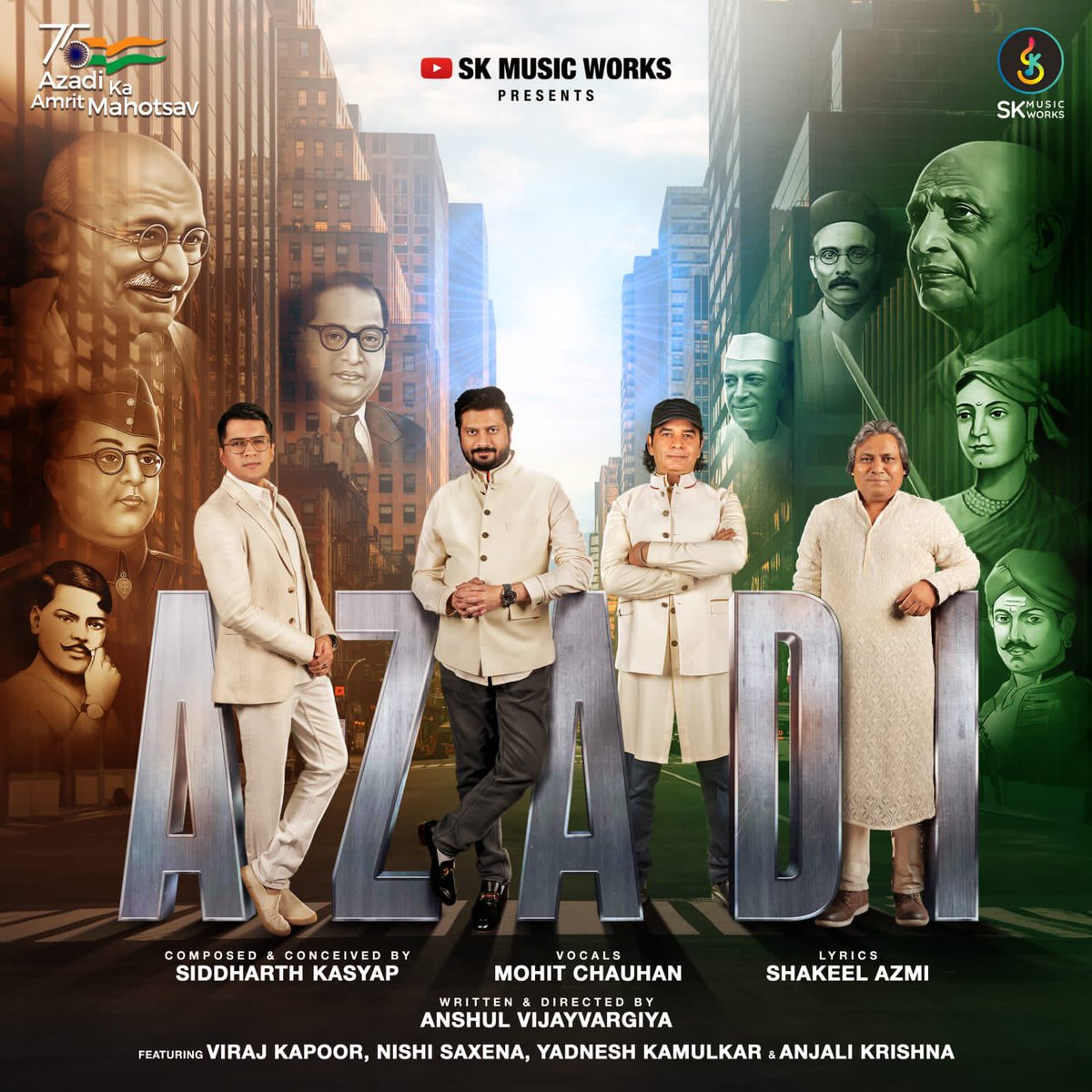 An ultimate presentation by the makers , this song is fabulous in all aspects including music, lyrics and composition. 
@skmusicworks #AzadiBySKMusicWorks