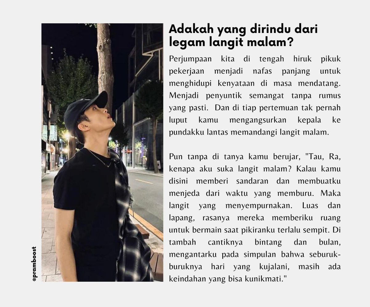 Persepsi mengenai langit malam yang tidak melulu dianggap menakutkan  — oneshot mark lee

#oneshotell