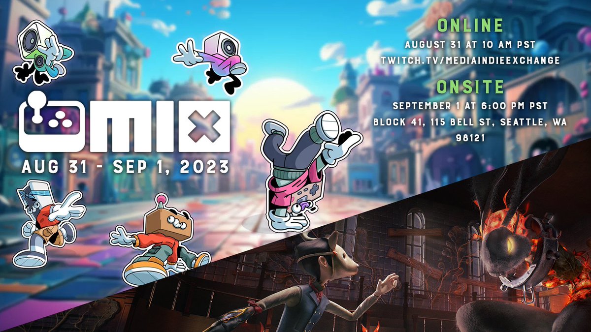 CutToBits's tweet photo. We're absolutely stoked to be part of @indieexchange's The MIX Showcase 2023 happening alongside #PAXWest weekend!

We hope to see you there 🦌!!

More details here: https://t.co/cqpOkCnU6x https://t.co/5QUccfjjFP