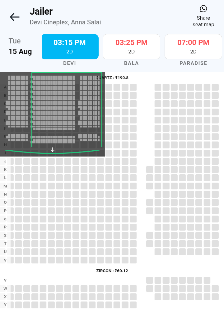 i_RA_Anand's tweet photo. #Jailer - Day 6
Tuesday Matniee Show
#ChennaiCity Multiplexes,
#DeviParadise (1047 seats) - FULL
#Devi (838 seats) - FULL
#DeviBala (308 Seats) - FULL
#DeviKala (269 Seats) - FULL
** https://t.co/jOL3qDxoPM