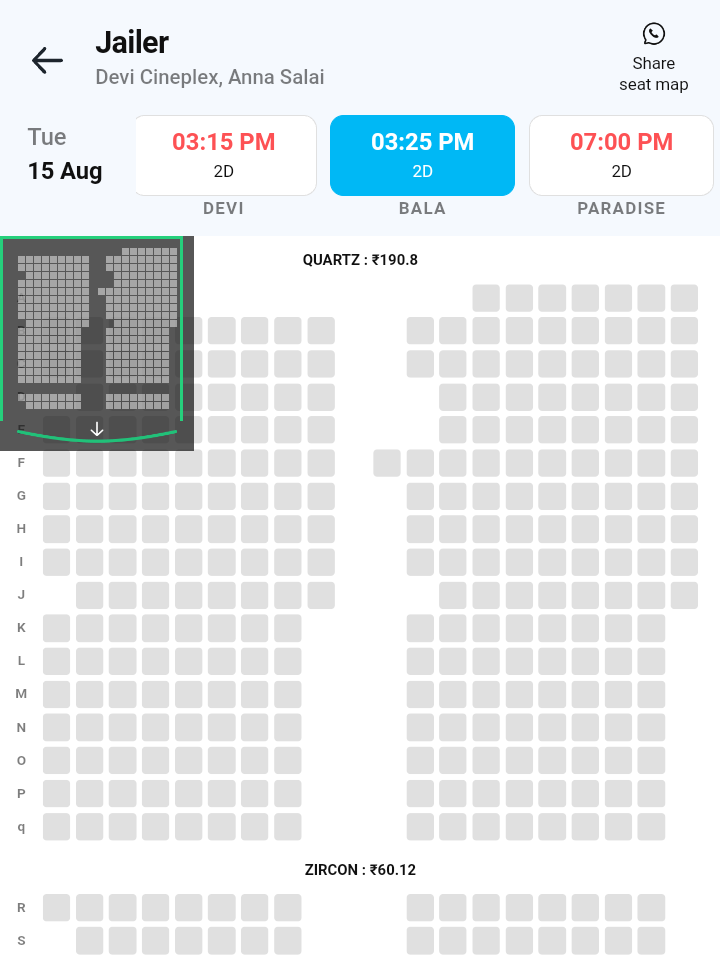 i_RA_Anand's tweet photo. #Jailer - Day 6
Tuesday Matniee Show
#ChennaiCity Multiplexes,
#DeviParadise (1047 seats) - FULL
#Devi (838 seats) - FULL
#DeviBala (308 Seats) - FULL
#DeviKala (269 Seats) - FULL
** https://t.co/jOL3qDxoPM