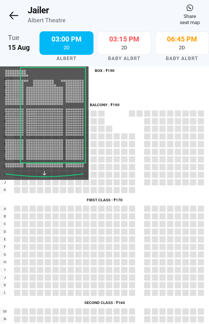 i_RA_Anand's tweet photo. #Albert (1092 seats) - FULL
#BabyAlbert (270 seats) - FULL
** https://t.co/yFvtyTdjLj