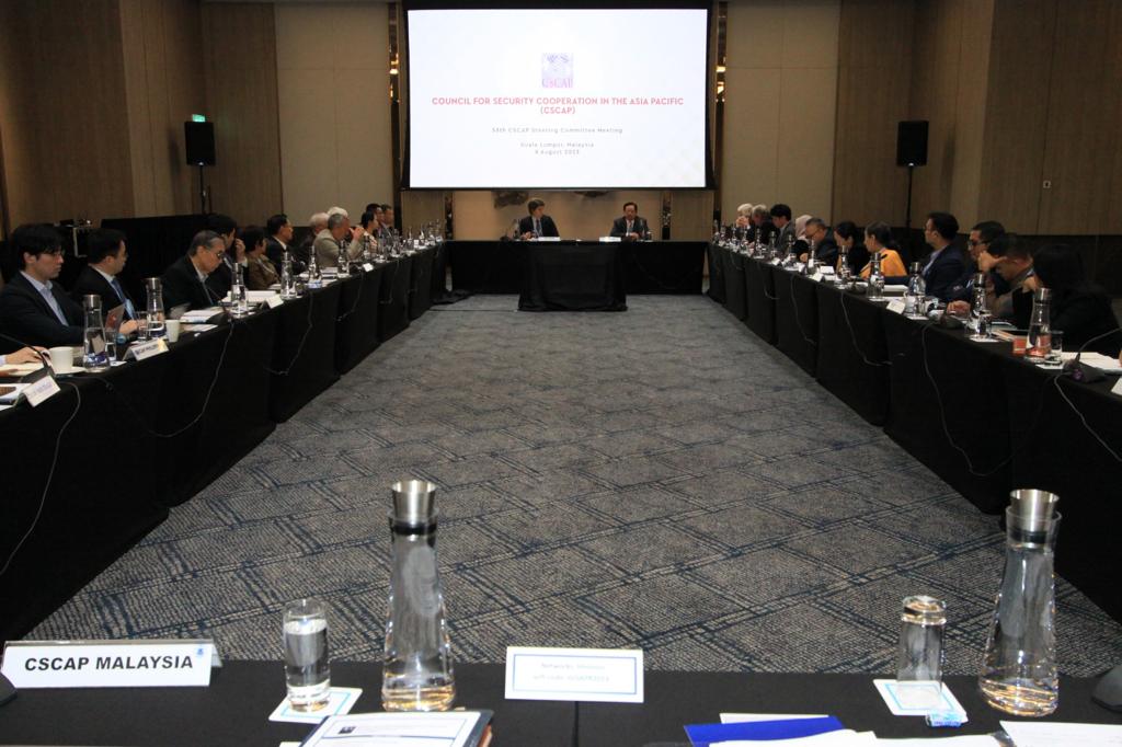 ISIS_MY's tweet photo. Congratulations to @Professor_Faiz on being appointed as the CSCAP co-chair at the 58th CSCAP Steering Committee meeting in KL. The meeting enabled #CSCAP to outline its trajectory and aligning itself with the needs of the official track, whether #ARF, #EAS, or #ADMMPlus. https://t.co/a5CdKllJRu