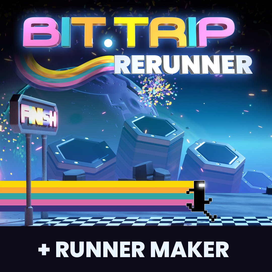 🏁EXCITING NEWS!!! We crossed the finish line! BIT.TRIP RERUNNER is coming soon. Add to your Steam wishlist now, and stay tuned for more thrilling updates!
store.steampowered.com/app/2222540/BI… #videogames #BITTRIP #RERUNNER