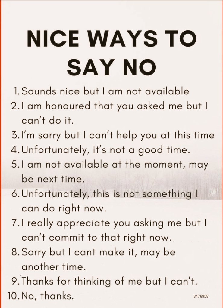 Daniel_Brown_G's tweet photo. NICE WAYS TO SAY NO: https://t.co/ZZ4yKB4LXW