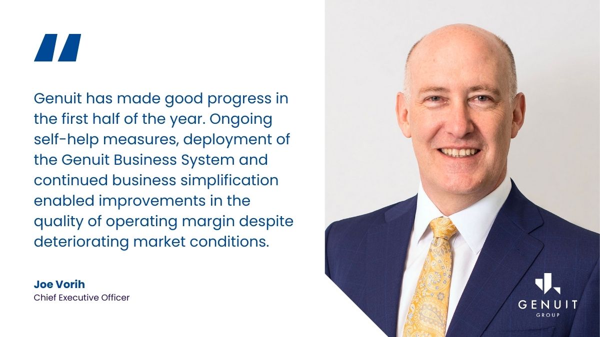 We have today announced our interim results for the six months ended 30 June 2023. Read our CEO Joe Vorih’s comments below, or access the full RNS and results presentation on our website: genuitgroup.com/reports/ #GenuitResults