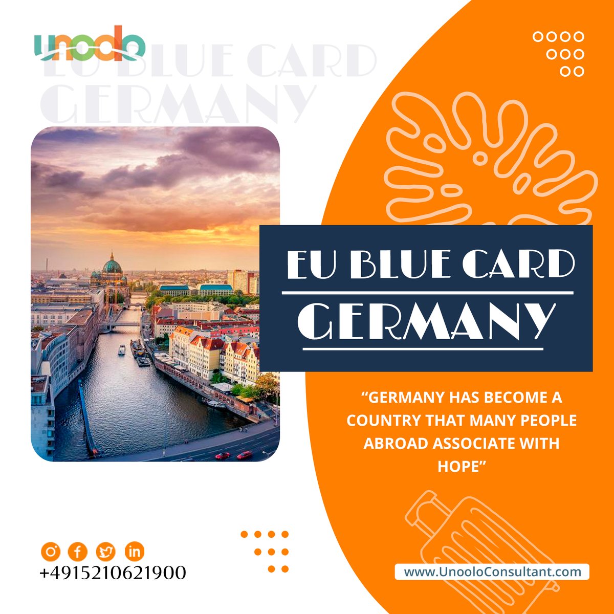 unoolo82853's tweet image. Dreaming of working and living in Germany? Explore the EU Blue Card program, your gateway to exciting career opportunities in Europe's economic powerhouse! 
#EUBlueCard
#GermanyWorkPermit 
#EuropeanOpportunities 
#CareerAbroad
