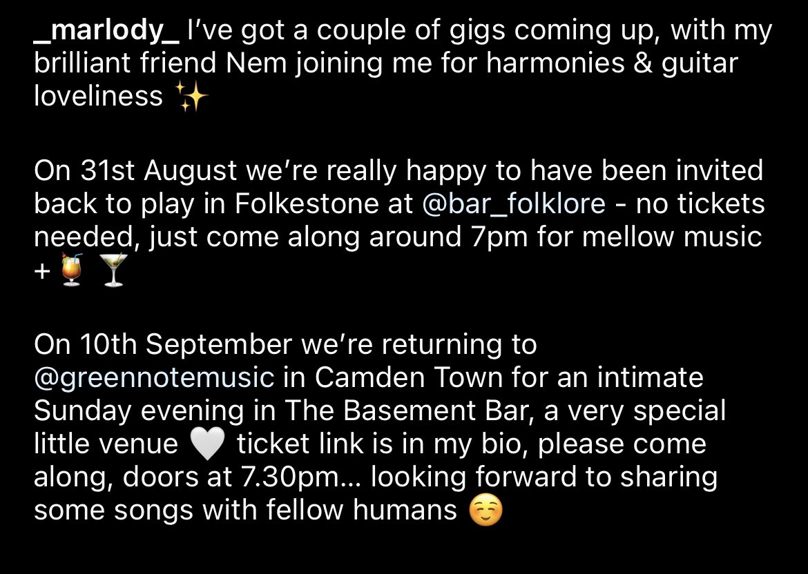 Gigs!