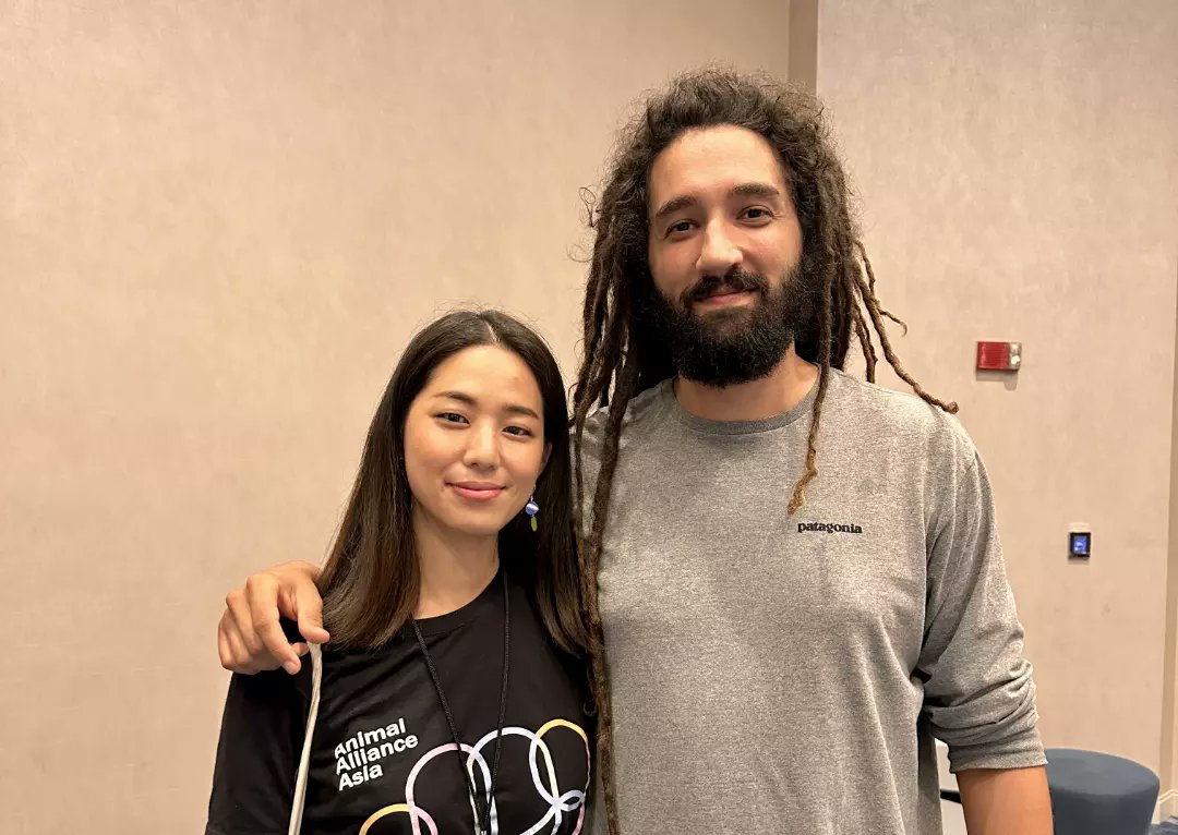animal_al_asia's tweet photo. Kaho, AAA Programme and Research Coordinator was invited to speak this year at the Animal & Vegan Advocacy Summit in Los Angeles on the importance of diversity in the global animal justice movement 🌎 🤝
Thank you for inviting us!
#animalallianceasia
#avasummit https://t.co/7JnltOTZgp