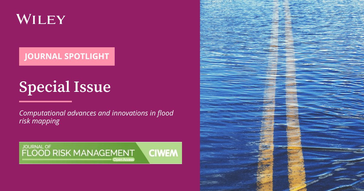 Advancements have fueled complex algorithms for flood risk mapping. 🌊 Tech like remote sensing & UAV improve accuracy, addressing challenges in data limitations & uncertainties. Explore insights in this month's #JournalSpotlight, @JFloodRiskMgmt: ow.ly/YFII50PyR0V @CIWEM