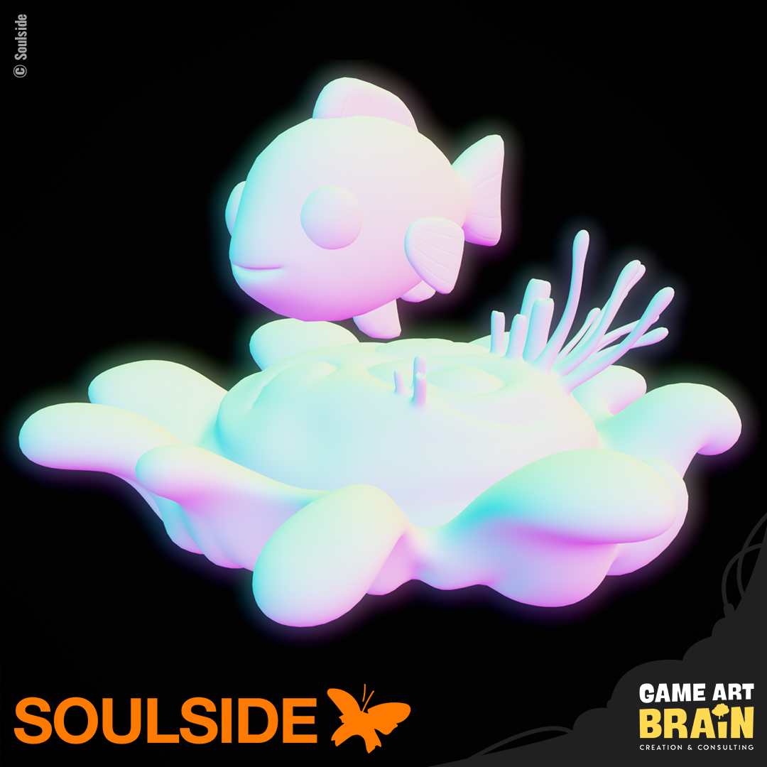 GameArtBrain's tweet photo. This cute fish is peaking into this week to greet you.
It is one of the many 3D-emojis we did for the app "Soulside - Metaverse Creator".
#visual3d #art #digitalpainting #3dpipeline #3d #stylized3d #render #rendering #3dart #blender #digitalart #3dmodeling #3dartist #3dmodel https://t.co/xWaJ2z3c3n