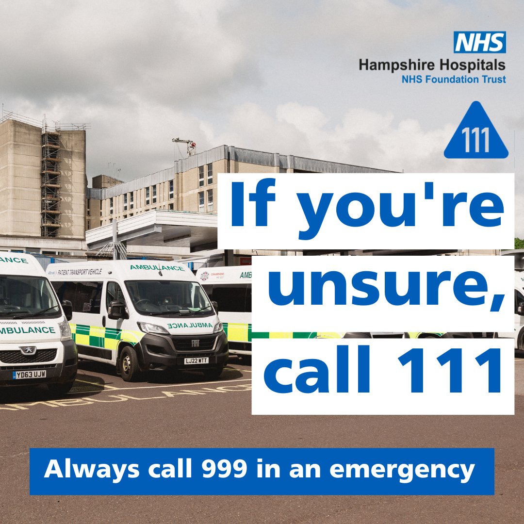 📣 As of 7am this morning the period of industrial action has concluded. Continuing to use the right service is important, taking small steps to ensure emergency care is available to those who need it most, including using 111 online as the first port of call for health needs.