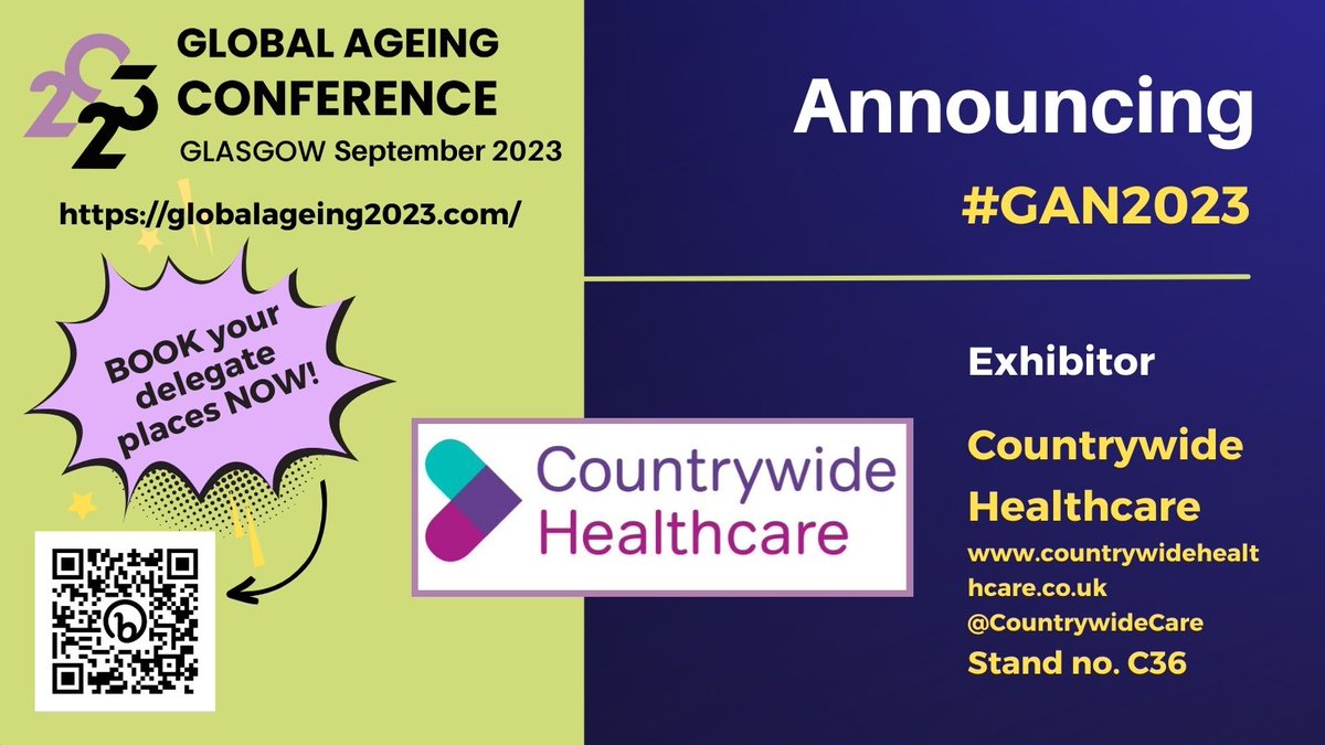 Only a few days left to grab your tickets for #GAN2023, where <a href="/CountrywideCare/">Countrywide Healthcare</a> will be showcasing their healthcare solutions! 🏥 Don't miss out – ticket sales end this Thurs. See you at the forefront of #care #innovation! 

Find out more &amp; book: buff.ly/3zqkzxK