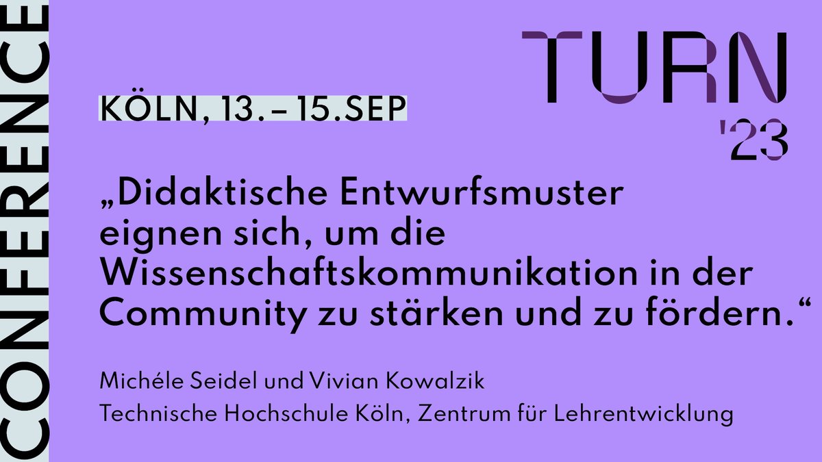 Erprobte Lösungen für andere auffindbar machen: Das ist das Ziel von Entwurfsmustern (Patterns). Wie genau das funktioniert, erklären Vivian Kowalzik und Michéle Seidel vom Zentrum für Lehrentwicklung der @th_koeln vorab in einem Gastbeitrag.
stiftung-hochschullehre.de/blog/mit-entwu…