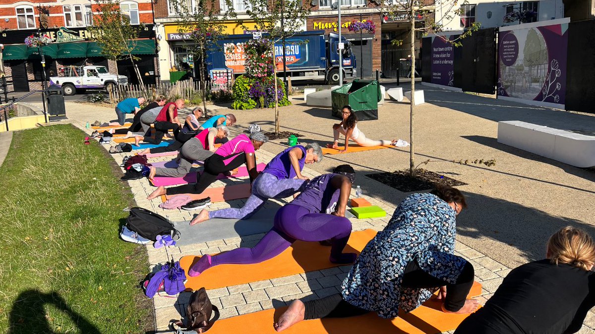 ☀️ A beautiful morning for yoga at Hat Gardens today.

📆 Booking is now open for our last session of the summer.

Secure your spot early 👉hatgardens.eventbrite.com.