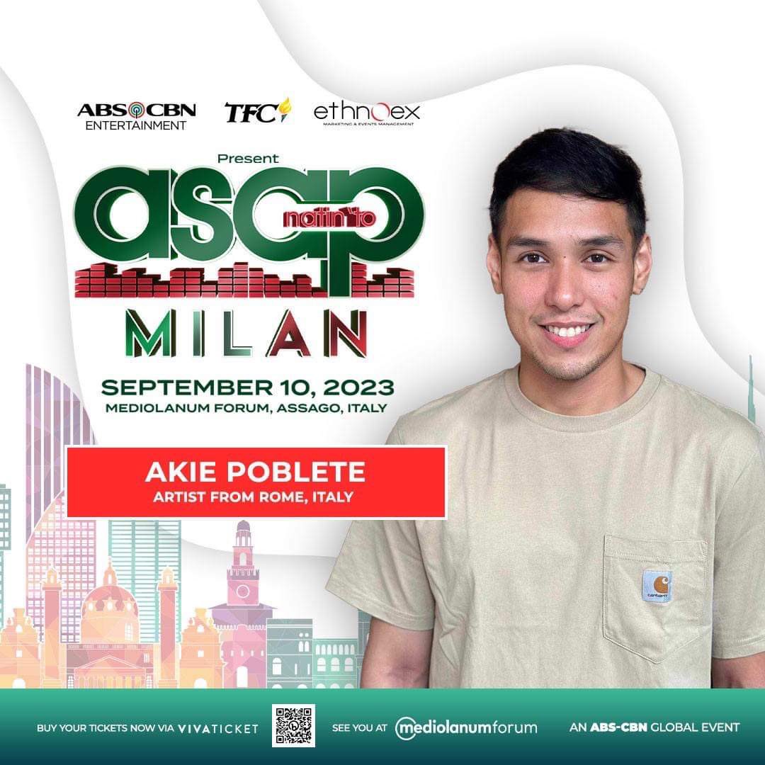 Excited to perform in ASAP stage again!! 🔥

Kaya kung wala pa kayong tickets sa ultimate concert experience na #ASAPMilan, tawagan na ang aming ticket resellers o di kaya bumili online sa bit.ly/ASAPinMilanTic…

#RoadToASAPMilan #ASAPMilan #ASAPinMilan #ASAPMilan2023