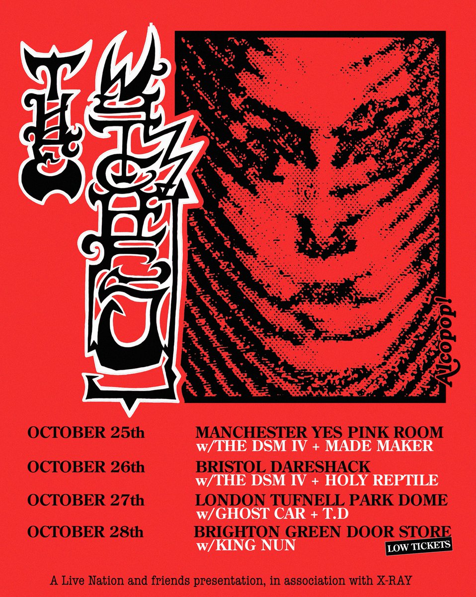 TheWytches's tweet image. UK Tour announcements!! Proud to announce supports fpr our UK tour.... get your tickets here... linktr.ee/thewytchestick…