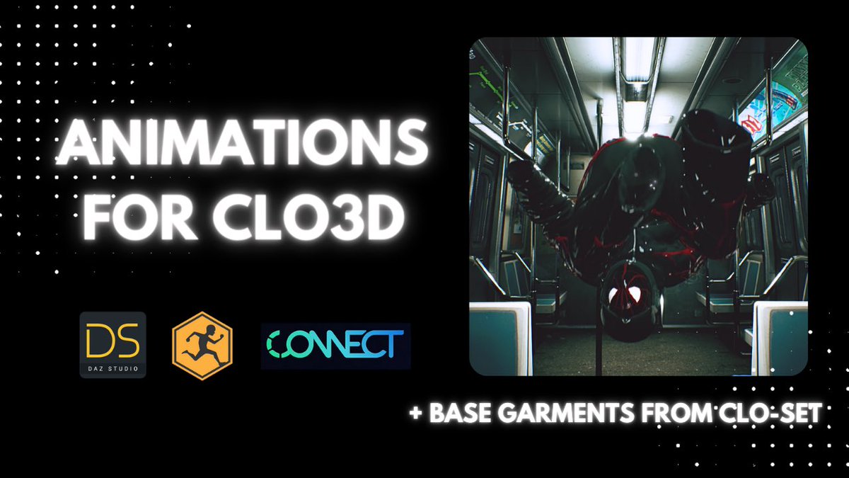 Hello! Pt 1 of my short series about how I created my spiderman animation :) 

Avatar animations for CLO3D + How to bring in CLO-SET base garments youtu.be/i5E8d545oI4 via <a href="/YouTube/">YouTube</a>