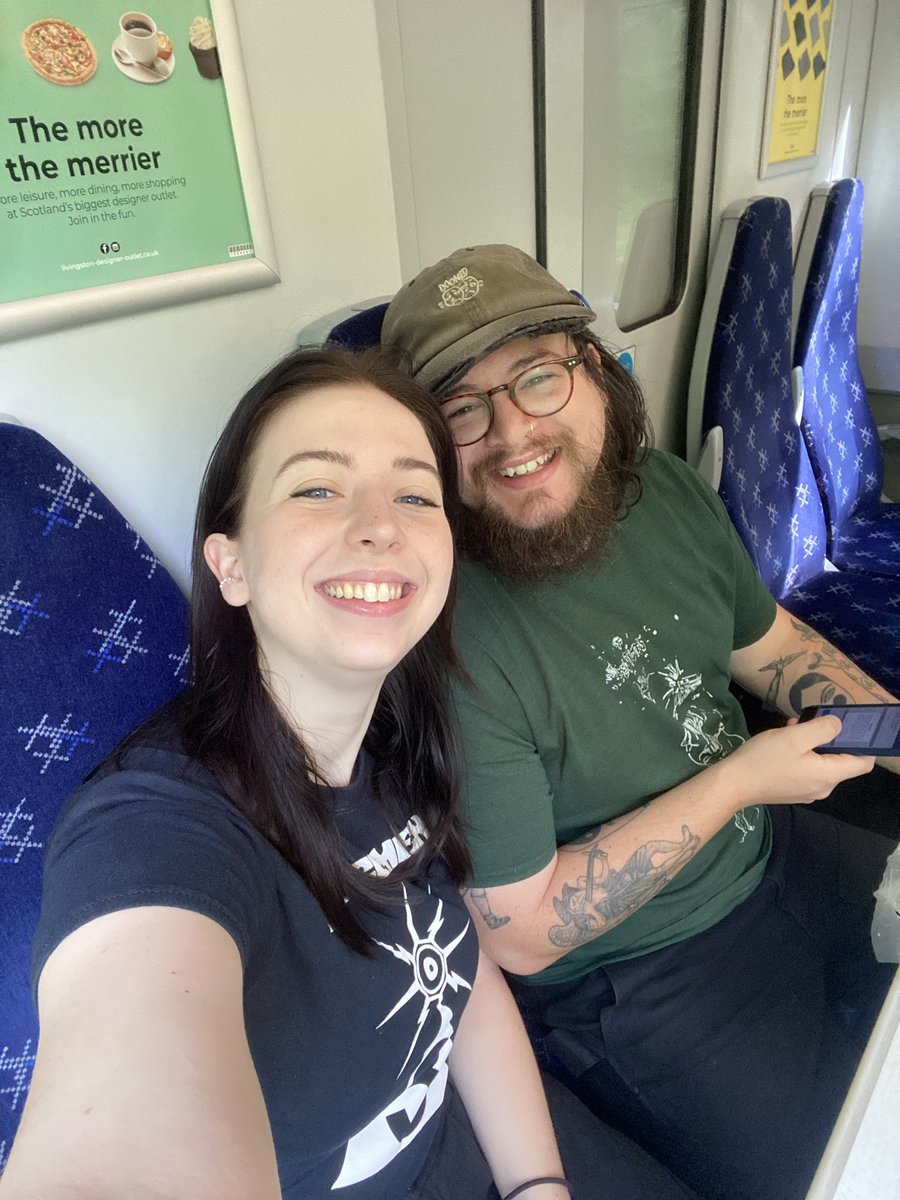 Team Cheryl (Kait &amp; Dan) are heading into Edinburgh for Day 1 of <a href="/edfringe/">Edinburgh Festival Fringe</a> as a spectator! So excited to see some shows &amp; familiar faces! Come say hi if you see me! 💋🥹