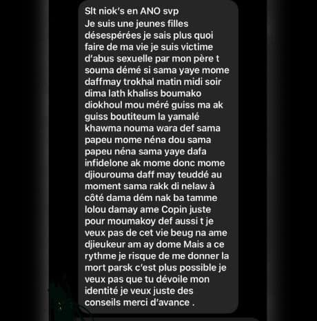 Photo: Récit déchirant d’une jeune femme abusée par son propre père xibaar.net/photo-recit-de…