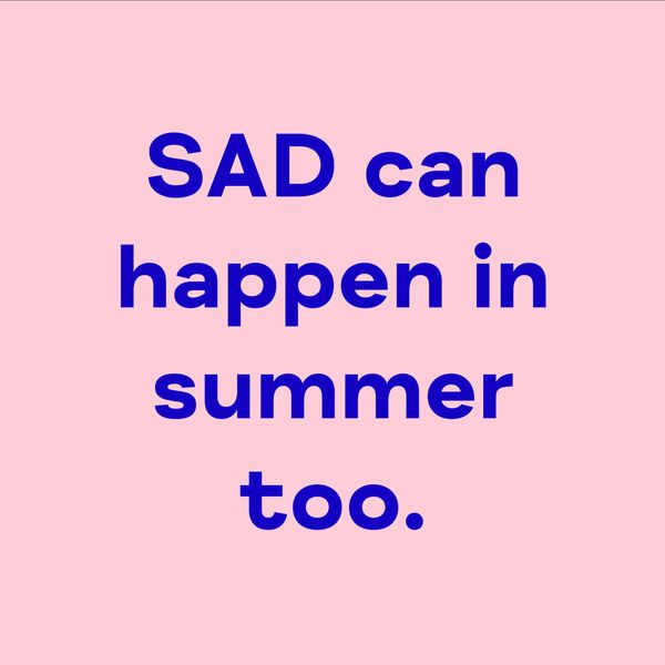 MindCharity's tweet photo. Itโs time to bust the myth that we can only experience seasonal affective disorder (SAD) in winter. SAD is a type of depression that you experience during particular seasons or times of year. And this can be in summer too. (1/5) https://t.co/tJYTXNwhOT