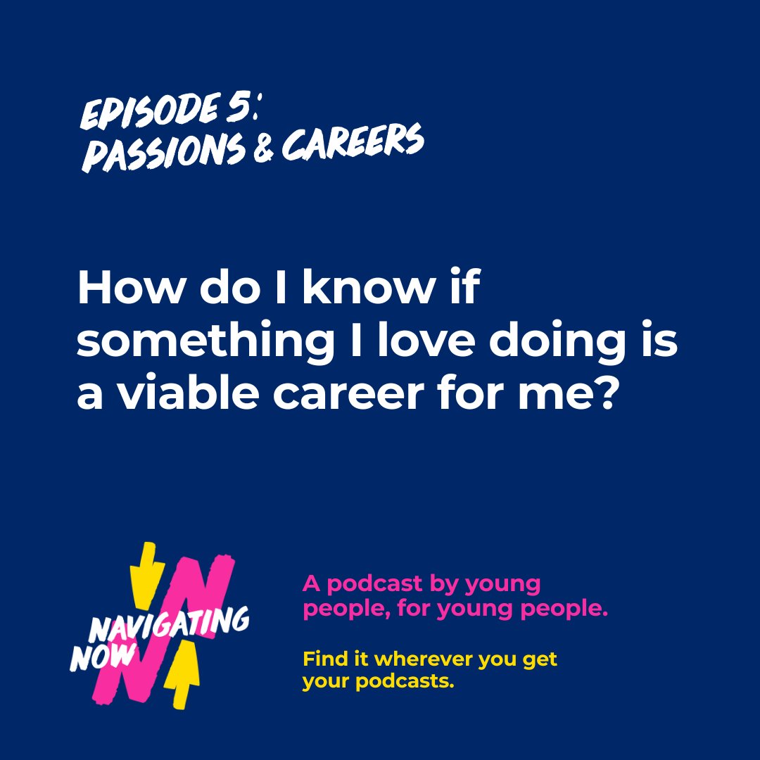 🎧 What advice would you give our young podcast hosts about pursuing their passions and careers in one? Listen to Navigating Passions and Careers now: bit.ly/3XzwFPa #NavigatingNowPod