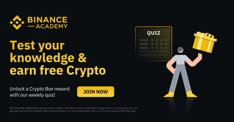 BinanceAcademy's tweet photo. We’re back with another crypto quiz box, this time testing your knowledge on Blockchain scaling.

Sign up for an account on Binance Feed to join us and win some #BNB 👇
https://t.co/qWEe02VGid https://t.co/LKewo0bezW