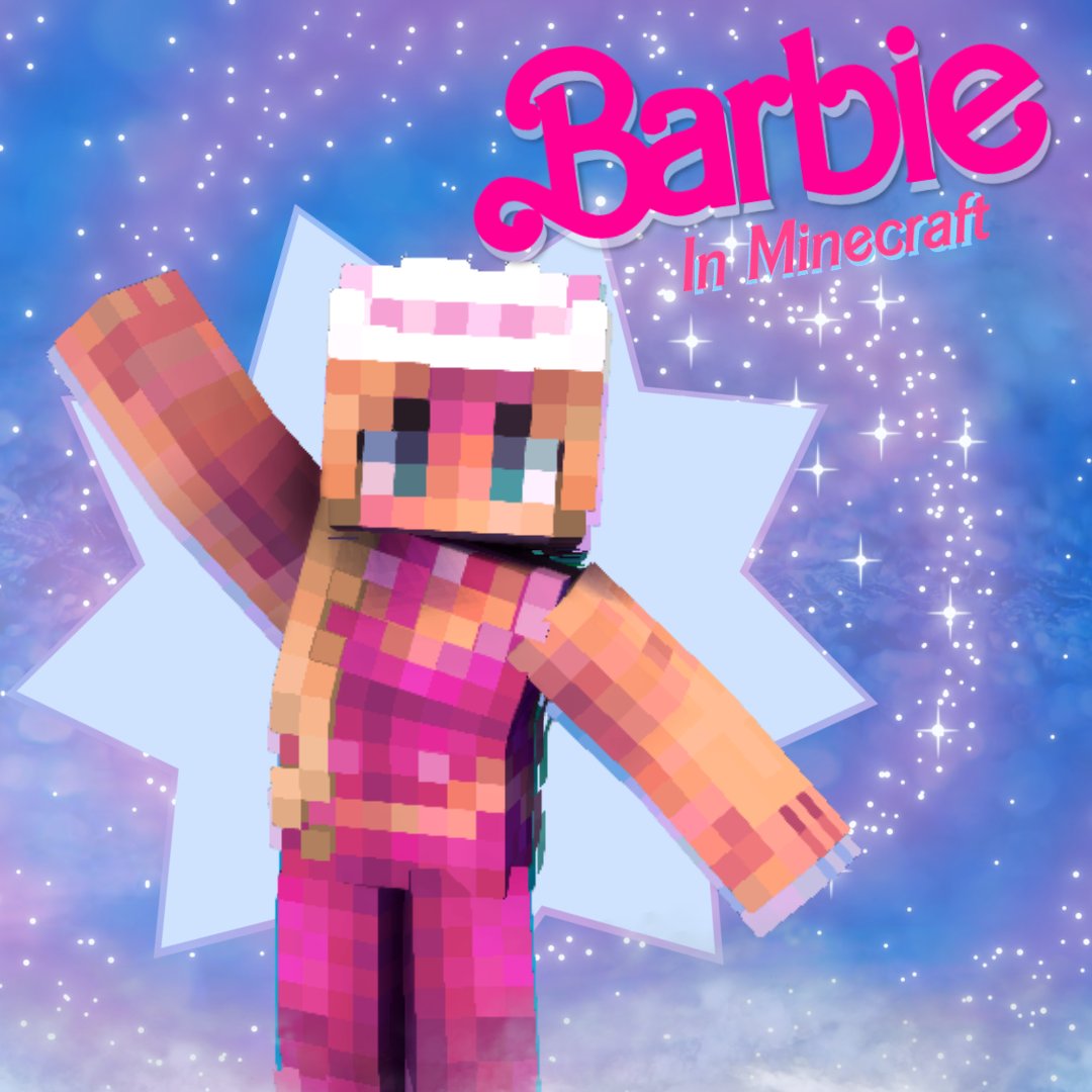 Still have not seen this movie yet :,) but, I made a skin of Barbie! minecraftskins.com/skin/21893956/…

 #Barbie #BarbieMovie #minecraftskin #art