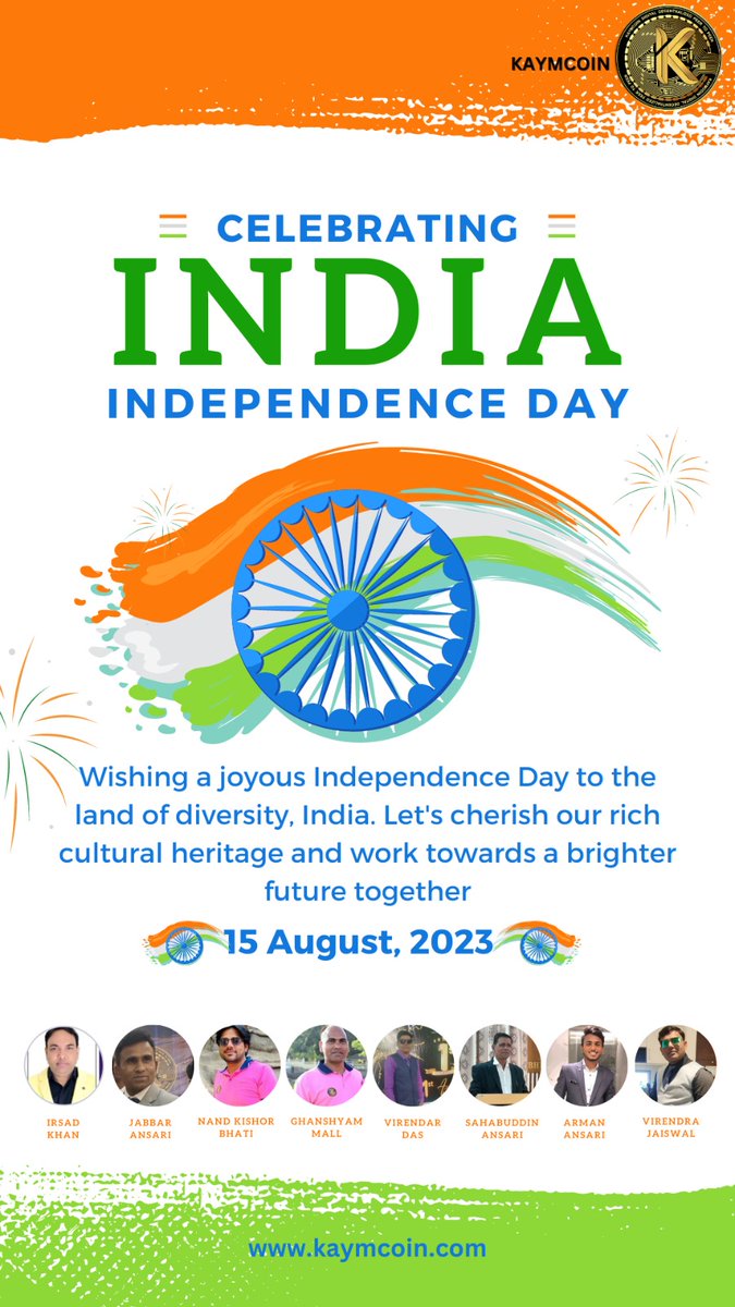 kaymcoin's tweet photo. #Happy_Independence_Day🇮🇳 #2023 #Kaymcoin https://t.co/TPpGBQk4MO