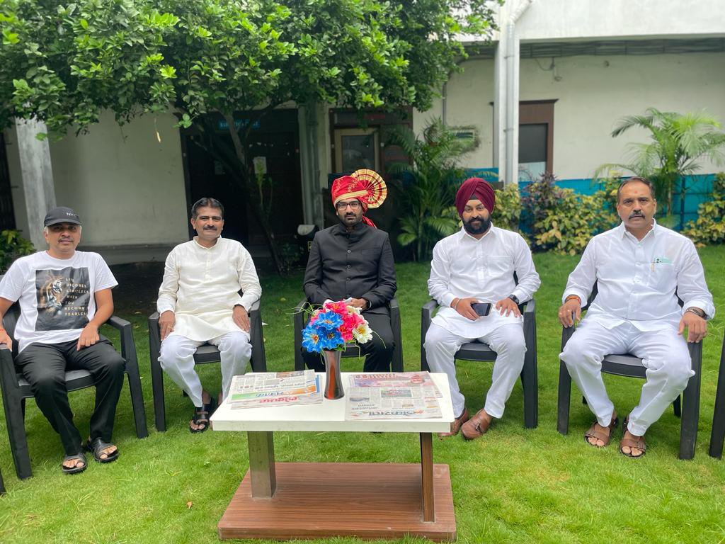 harjeender's tweet photo. District Collector &amp; President Nanded Club Hon.Abhijeet Raut Sir Hoists National Flag At Nanded Club As India Completes 76th Year Of Independence .
#JaiHind🇮🇳 https://t.co/BZfOUWA5Fn