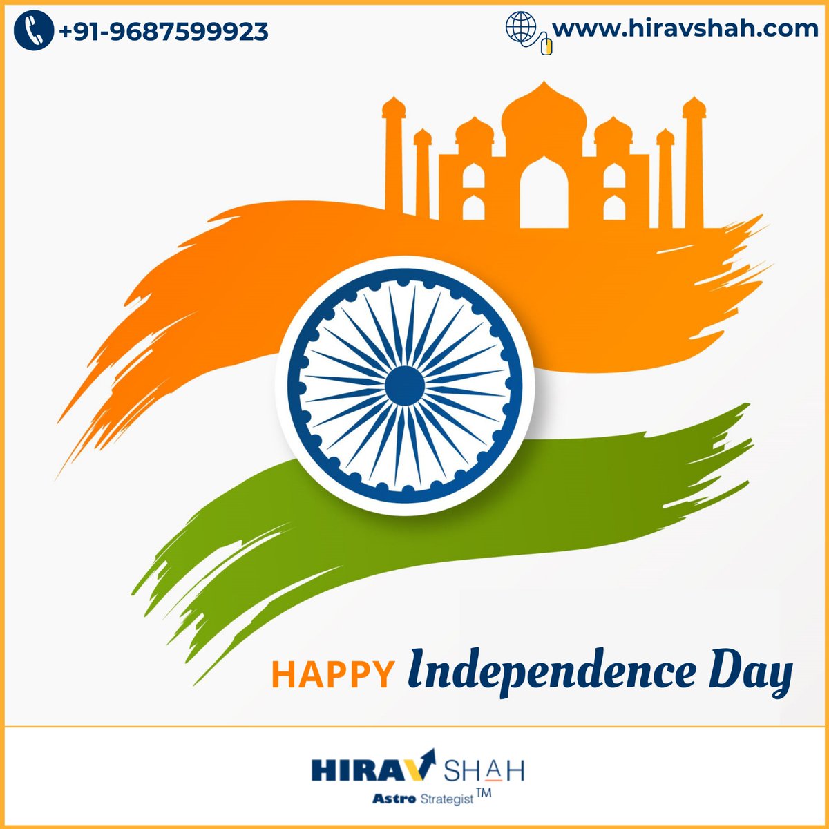 HiravShah's tweet photo. Happy Indian Independence Day! 🇮🇳 

Celebrating the rich tapestry of cultures, diversity, and unity that make our nation so special. Let's hold our tricolor flag high with pride and honor this historic day of freedom. ✨🎉 

#HappyIndependenceDay
#HiravShah
#IndependenceDayIndia https://t.co/KhUXgoJqyR