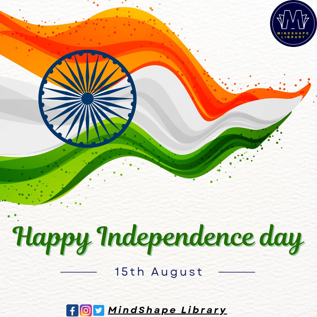 MindShape_Lbry's tweet photo. #स्वतंत्रता_दिवस की हार्दिक बधाई 💐💐💐

#HappyIndependenceDay 🇮🇳 https://t.co/sCLi2AeFMX