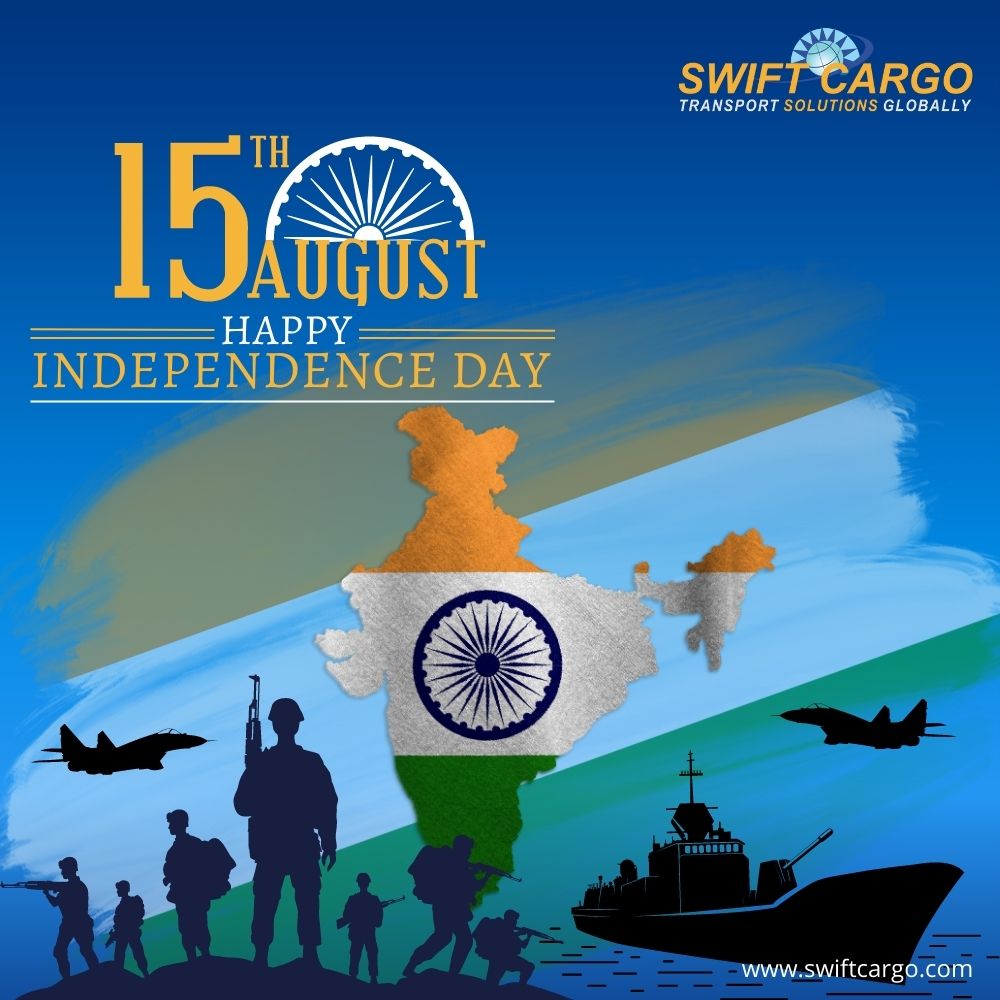 Wishing everyone a Happy Independence Day! #15thAugust
#swift #projectcargo #logistics #freightforwarders #shippers #containershipping #transportation #supplychain #aircargo #aircargologistics #airport #independenceday #freedom #unity #independence2023